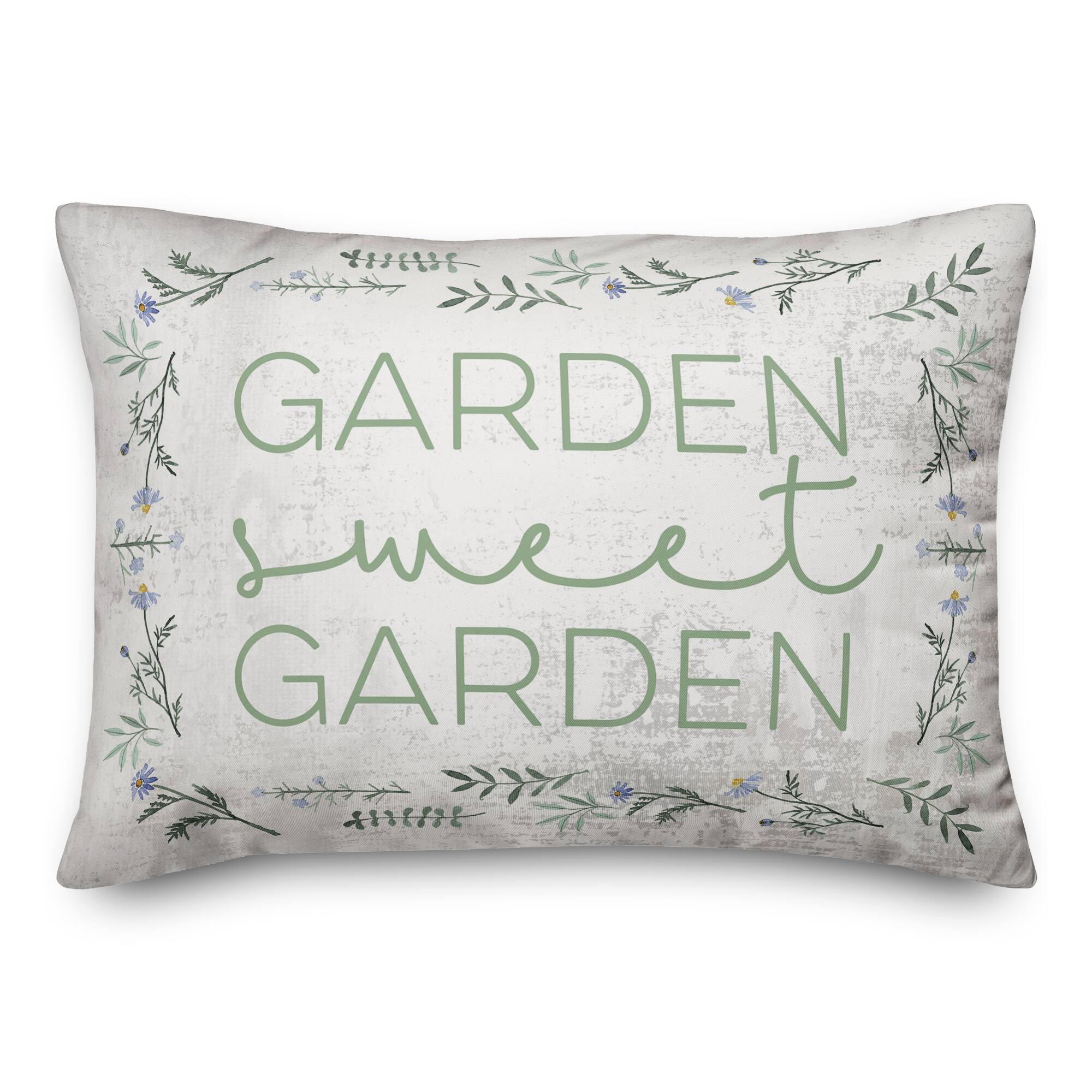 Garden Sweet Garden Throw Pillow